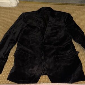 Express Black Velvet Sport Coat